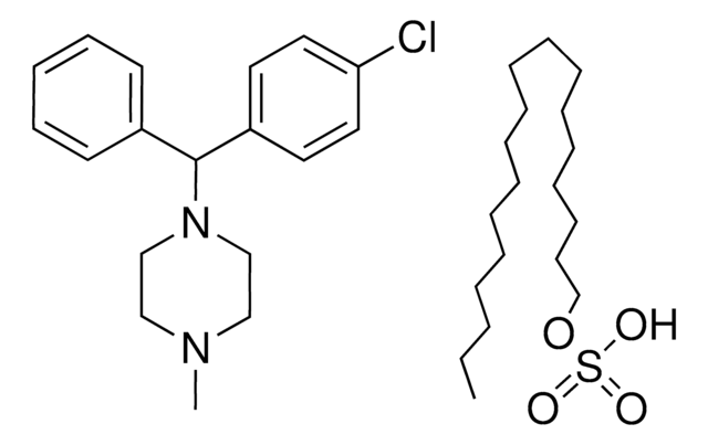 1-(4-CHLORO-A-PHENYLBENZYL)-HEXAHYDRO-4-METHYL-1H-1,4-DIAZEPINE OCTADECYL SULFAT AldrichCPR