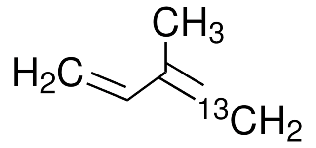 2-Methyl-1,3-butadiene-1-13C &#8805;99 atom % 13C, &#8805;97% (CP), contains p-tert-butylcatechol as stabilizer