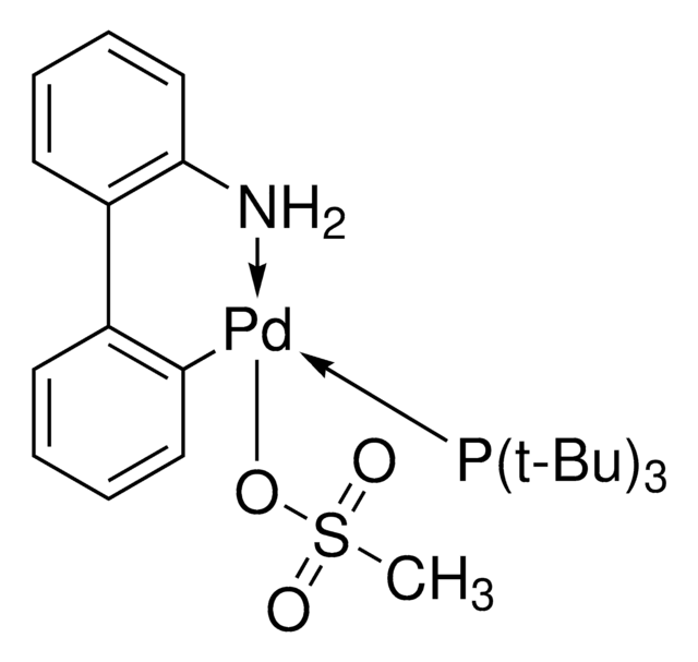 Mesyl[(tri-t-butylphosphine)-2-(2-aminobiphenyl)]palladium(II)