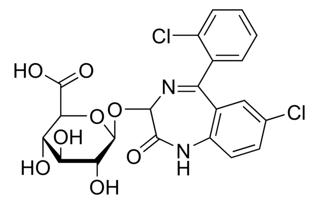 Lorazepam glucuronide solution 100&#160;&#956;g/mL in acetonitrile: water (1:1), ampule of 1&#160;mL, certified reference material, Cerilliant&#174;