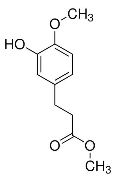 3-(3-hydroxy-4-methoxy-phenyl)-propionic acid methyl ester AldrichCPR