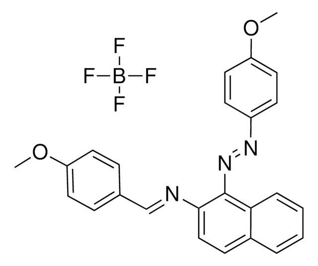 N-(4-METHOXYBENZYLIDENE)-N-(1-(4-METHOXYPHENYLAZO)-2-NAPHTHYL)AMINE BF4 AldrichCPR