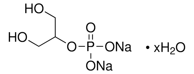 &#946;-Glycerophosphate disodium salt hydrate BioUltra, suitable for cell culture, suitable for plant cell culture, &#8805;99% (titration)