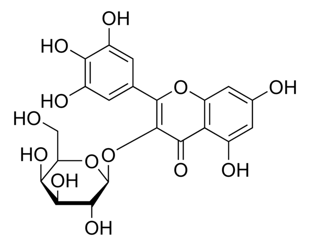 Myricetin 3-O-&#946;-D-Galactopyranoside &#8805;85% (LC/MS-ELSD)