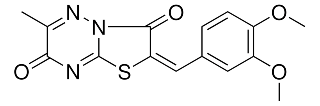 (2E)-2-(3,4-DIMETHOXYBENZYLIDENE)-6-METHYL-7H-[1,3]THIAZOLO[3,2-B][1,2,4]TRIAZINE-3,7(2H)-DIONE AldrichCPR