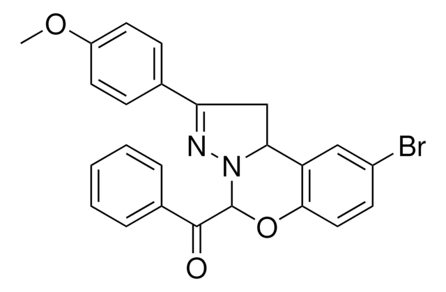 [9-BROMO-2-(4-METHOXYPHENYL)-1,10B-DIHYDROPYRAZOLO[1,5-C][1,3]BENZOXAZIN-5-YL](PHENYL)METHANONE AldrichCPR