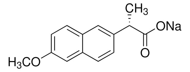 Naproxen sodium meets USP testing specifications