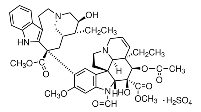 Vincristine sulfate meets USP testing specifications