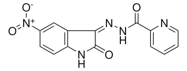 PYRIDINE-2-CARBOXYLIC ACID (5-NITRO-2-OXO-1,2-DIHYDRO-INDOL-3-YLIDENE)-HYDRAZIDE AldrichCPR