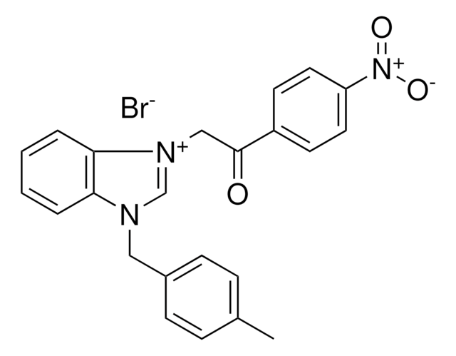 3-(4-METHYLBENZYL)-1-(2-(4-NITRO-PH)-2-OXOETHYL)-3H-BENZIMIDAZOL-1-IUM BROMIDE AldrichCPR