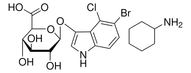 5-Bromo-4-chloro-3-indolyl &#946;-D-glucuronide cyclohexylammonium salt tablet