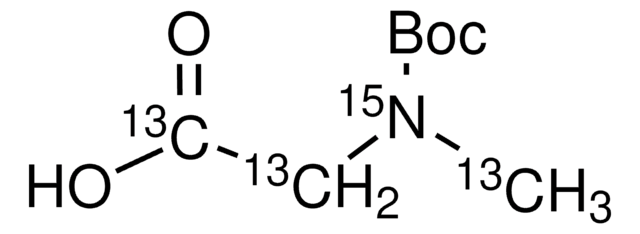 N-Boc-Sarcosine-13C3,15N 98 atom % 15N, 99 atom % 13C, 97% (CP)