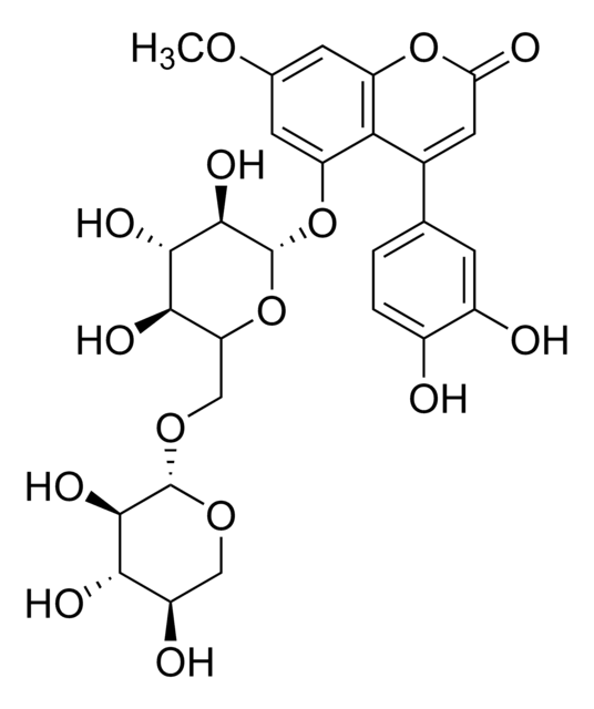 4-(3,4-Dihydroxyphenyl)-7-methoxy-5-[(6-O-&#946;-D-xylopyranosyl-&#946;-D-glucopyranosyl)oxy]- 2H-1-benzopyran-2-one &#8805;95% (LC/MS-ELSD)