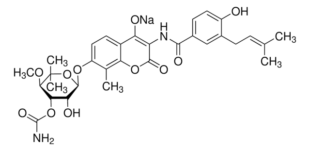 Novobiocin Ready Made Solution 100&#160;mg/mL in water