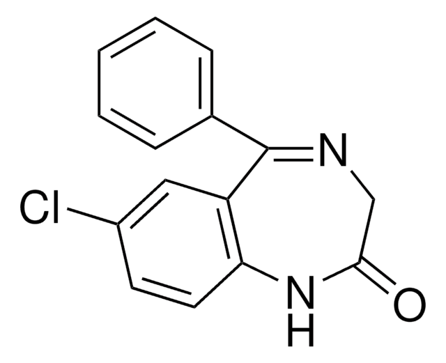 Nordazepam certified reference material, pharmaceutical secondary standard