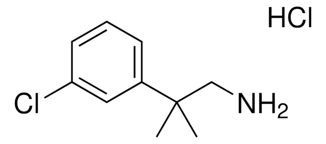 2-(3-Chlorophenyl)-2-methylpropylamine hydrochloride AldrichCPR