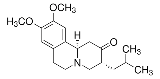 Tetrabenazine &#8805;98% (HPLC), solid