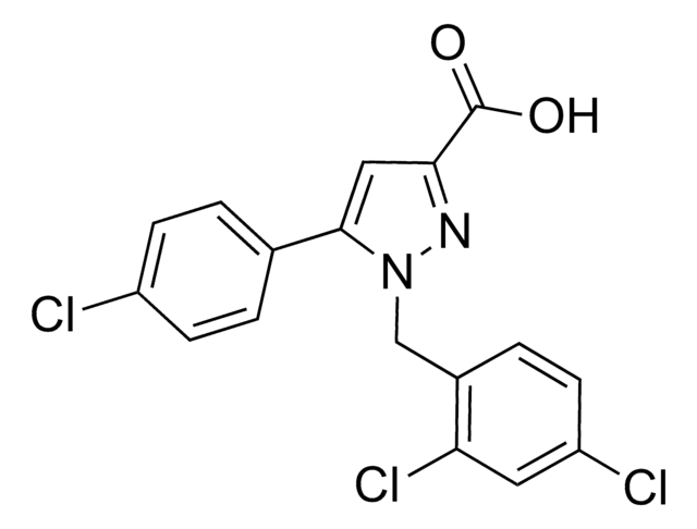 1-(2,4-Dichlorobenzyl)-5-(4-chlorophenyl)-1H-pyrazole-3-carboxylic acid AldrichCPR