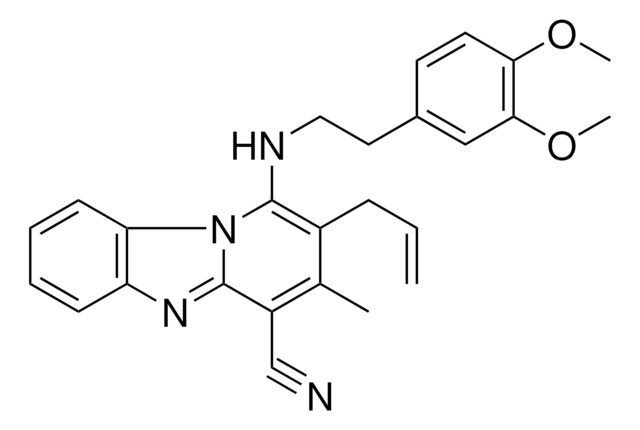 2-ALLYL-1-{[2-(3,4-DIMETHOXYPHENYL)ETHYL]AMINO}-3-METHYLPYRIDO[1,2-A]BENZIMIDAZOLE-4-CARBONITRILE AldrichCPR