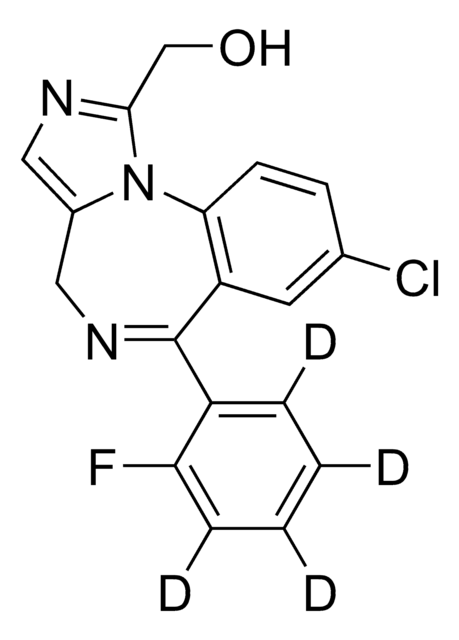 &#945;-Hydroxymidazolam-d4 solution 100&#160;&#956;g/mL in methanol, ampule of 1&#160;mL, certified reference material, Cerilliant&#174;