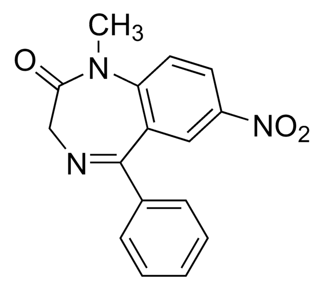 Nimetazepam solution 1.0&#160;mg/mL in methanol, ampule of 1&#160;mL, certified reference material, Cerilliant&#174;