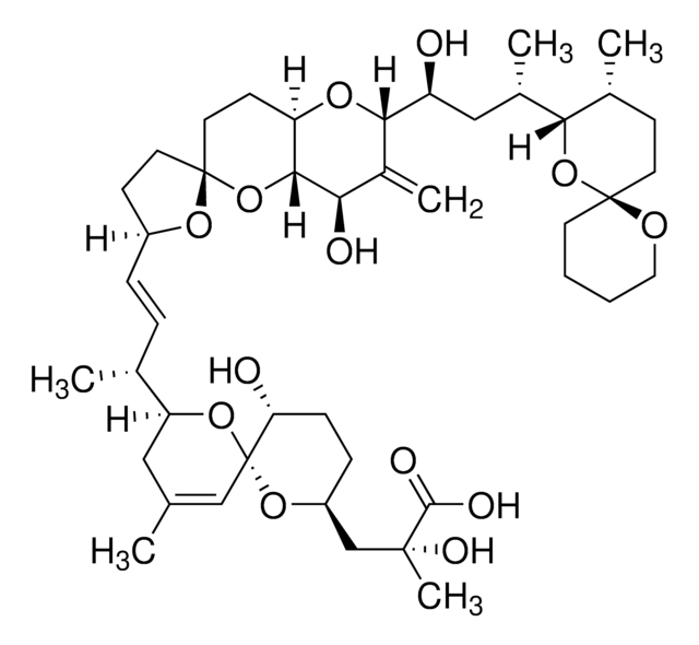 Okadaic acid solution 20&#160;&#956;g/g in methanol (nominal concentration), certified reference material, TraceCERT&#174;, Manufactured by: Sigma-Aldrich Production GmbH, Switzerland