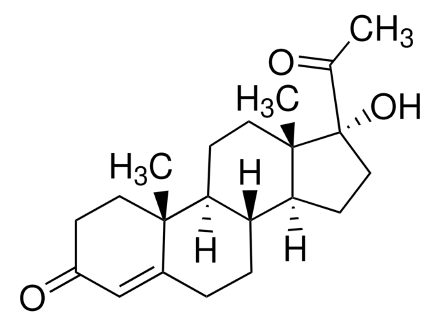 17&#945;-Hydroxyprogesterone solution 1.0&#160;mg/mL in methanol, ampule of 1&#160;mL, certified reference material, Cerilliant&#174;