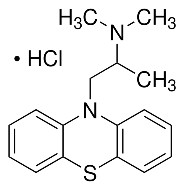 Promethazine hydrochloride solution 1.0&#160;mg/mL (1% 1 M HCl in Methanol (as free base)), ampule of 1&#160;mL, certified reference material, Cerilliant&#174;