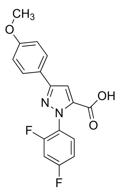 1-(2,4-Difluorophenyl)-3-(4-methoxyphenyl)-1H-pyrazole-5-carboxylic acid AldrichCPR