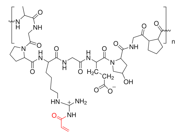 Gelatin acrylate gel strength 300&#160;g Bloom, degree of substitution 60%