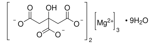 Magnesium citrate tribasic nonahydrate suitable for microbiology, &#8805;95.0% (KT)