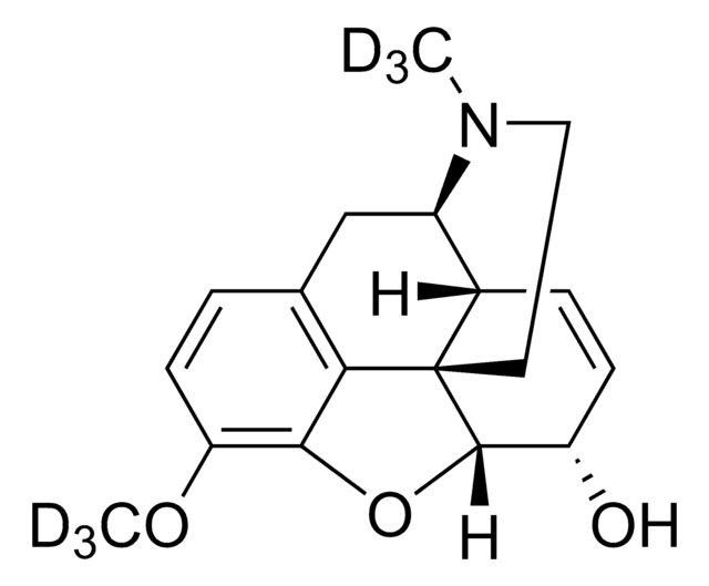 Codeine-D6 solution 100&#160;&#956;g/mL in methanol, ampule of 1&#160;mL, certified reference material, Cerilliant&#174;