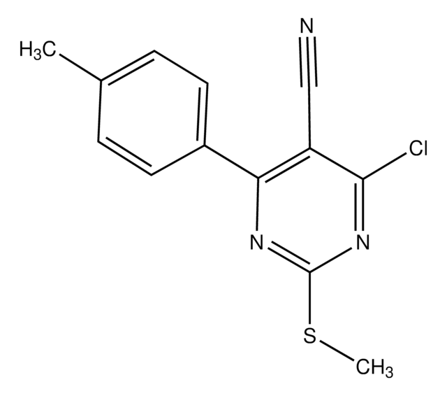 4-Chloro-6-(4-methylphenyl)-2-(methylthio)pyrimidine-5-carbonitrile