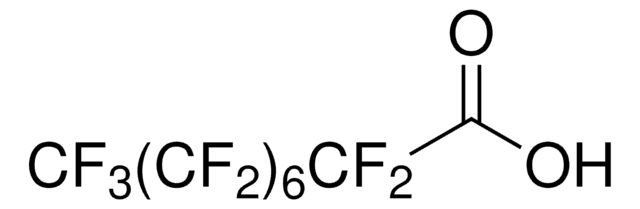 Perfluorononanoic acid certified reference material, TraceCERT&#174;, Manufactured by: Sigma-Aldrich Production GmbH, Switzerland