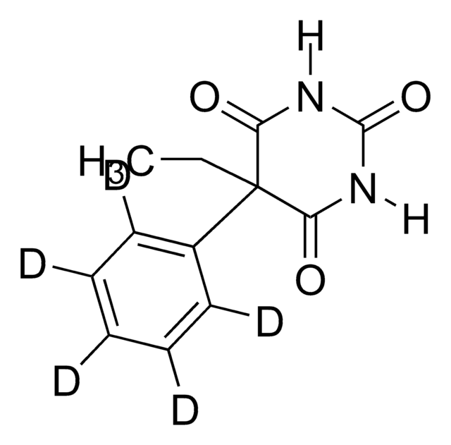 Phenobarbital-D5 (ring) solution (deuterium label on ring), 100&#160;&#956;g/mL in methanol, ampule of 1&#160;mL, certified reference material, Cerilliant&#174;