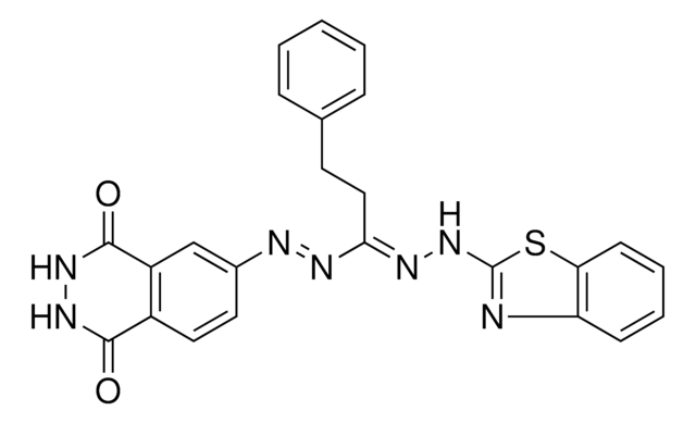 6-{(E)-[(1E)-N-(1,3-BENZOTHIAZOL-2-YL)-3-PHENYLPROPANEHYDRAZONOYL]DIAZENYL}-2,3-DIHYDRO-1,4-PHTHALAZINEDIONE AldrichCPR