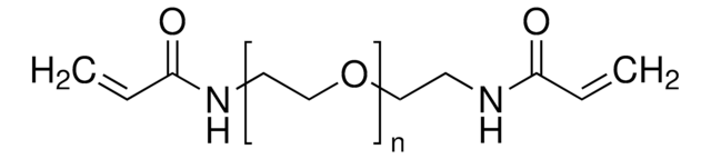 Poly(ethylene glycol) diacrylamide Mn 2000, contains MEHQ as stabilizer