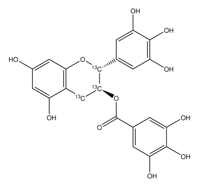 (±)-Gallocatechin-2,3,4-13C3 gallate &#8805;99 atom % 13C, &#8805;97% (CP)