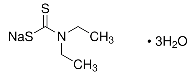 Sodium diethyldithiocarbamate trihydrate ACS reagent, for the determination and separation of heavy metals, &#8805;97%