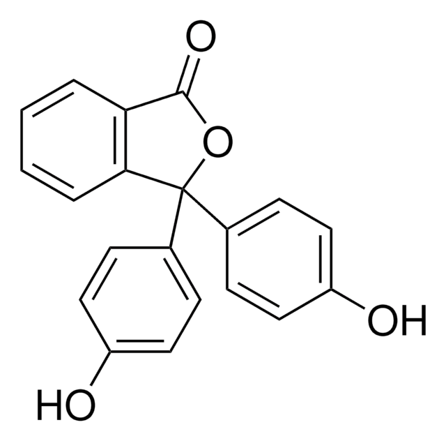 Phenolphthalein certified reference material, TraceCERT&#174;, Manufactured by: Sigma-Aldrich Production GmbH, Switzerland