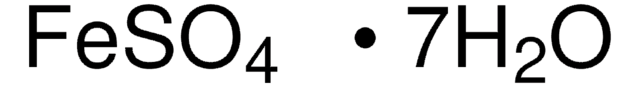 Iron(II) sulfate heptahydrate puriss., meets analytical specification of Ph. Eur., BP, USP, FCC, 99.5-104.5% (manganometric)