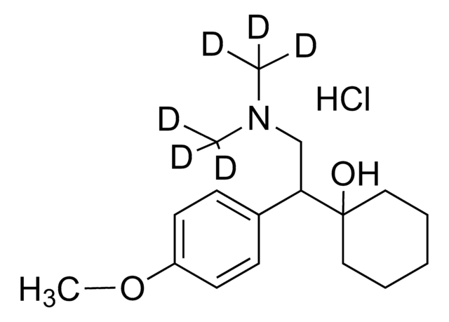 Venlafaxine-D6 hydrochloride solution 1.0&#160;mg/mL in methanol (as free base), ampule of 1&#160;mL, certified reference material, Cerilliant&#174;