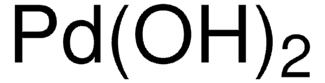 Palladium hydroxide on activated charcoal moistened with water, 10-20% Pd basis (based on dry substance)
